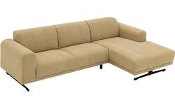 Goossens loungebank mellow geel stof - 8252090-gespiegeld-02