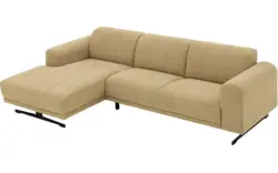 Goossens loungebank mellow geel stof - 8252090-goossens-mellow-bank-stof-geel-01