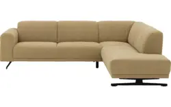 Goossens hoekbank mellow geel stof - 8252091-goossens-mellow-bank-stof-geel-01