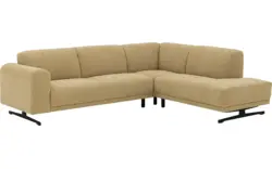 Goossens hoekbank mellow geel stof - 8252091-goossens-mellow-bank-stof-geel-01