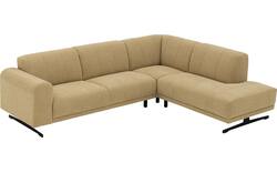 Goossens hoekbank mellow geel stof - 8252091-goossens-mellow-bank-stof-geel-01