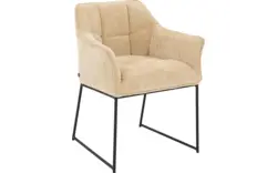 Goossens eetkamerstoel ronnie beige stof - 8252094-goossens-ronnie-eetkamerstoel-stof-beige-01