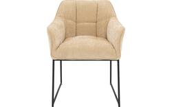 Goossens eetkamerstoel ronnie beige stof - 8252094-goossens-ronnie-eetkamerstoel-stof-beige-01