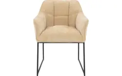 Goossens eetkamerstoel ronnie beige stof - 8252094-goossens-ronnie-eetkamerstoel-stof-beige-01