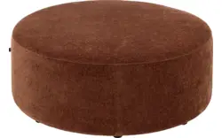 Goossens poef arendal bruin stof - 8252101-goossens-arendal-kleinmeubel-stof-01