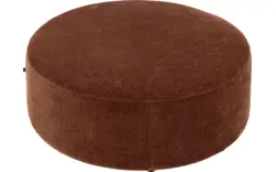 Goossens poef arendal bruin stof - 8252101-goossens-arendal-kleinmeubel-stof-01