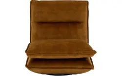 Goossens draaifauteuil alegro bruin stof - 8252106-goossens-alegro-fauteuil-stof-05