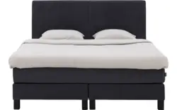 Goossens boxspring compleet gs 180 compleet grijs stof - 8252119-goossens-gs-180-boxspring-stof-99