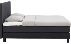 Goossens boxspring compleet gs 180 compleet grijs stof - 8252119-goossens-gs-180-boxspring-stof-99