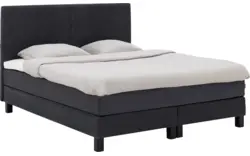 Goossens boxspring compleet gs 180 compleet grijs stof - 8252119-goossens-gs-180-boxspring-stof-05