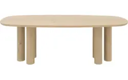 Goossens eettafel slim wit eiken - 8252120-goossens-slim-eettafel-eiken-wit-01
