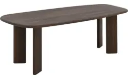 Goossens eettafel slim donker bruin eiken - 8252121-goossens-slim-eettafel-eiken-donker-bruin-02