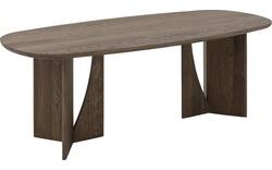 Goossens eettafel slim bruin eiken - 8252123-goossens-slim-eettafel-eiken-bruin-01