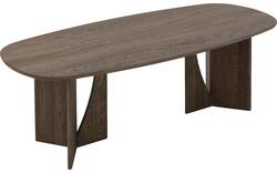 Goossens eettafel slim bruin eiken - 8252123-goossens-slim-eettafel-eiken-bruin-01