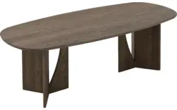 Goossens eettafel slim bruin eiken - 8252123-goossens-slim-eettafel-eiken-bruin-01