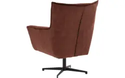 Goossens draaifauteuil como bruin stof - 8252125-goossens-como-fauteuil-stof-01