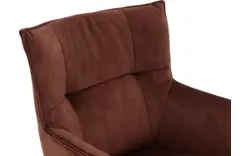 Goossens draaifauteuil como bruin stof - 8252125-goossens-como-fauteuil-stof-01
