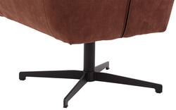Goossens draaifauteuil como bruin stof - 8252125-goossens-como-fauteuil-stof-01