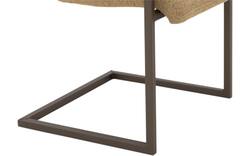Goossens eetkamerstoel sturdy geel stof - 8252128-goossens-sturdy-eetkamerstoel-stof-geel-01