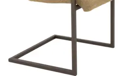 Goossens eetkamerstoel sturdy geel stof - 8252128-goossens-sturdy-eetkamerstoel-stof-geel-01