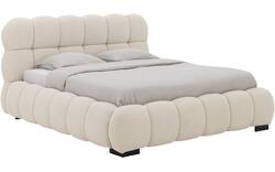 Goossens gestoffeerd bedframe cloud xl storage beige stof - 8252131-goossens-cloud-storage-bedframe-stof-01