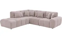 Goossens excellent hoekbank kubus beige stof - 8252132-gespiegeld-02