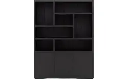 Goossens buffetkast barcelona zwart eiken - 8252133-goossens-barcelona-buffetkast-eiken-01