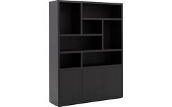 Goossens buffetkast barcelona zwart eiken - 8252133-goossens-barcelona-buffetkast-eiken-01