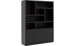 Goossens buffetkast barcelona zwart eiken - 8252133-goossens-barcelona-buffetkast-eiken-01