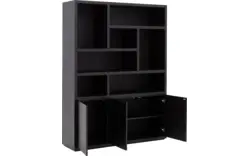Goossens buffetkast barcelona zwart eiken - 8252133-goossens-barcelona-buffetkast-eiken-01