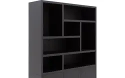 Goossens buffetkast barcelona zwart eiken - 8252133-goossens-barcelona-buffetkast-eiken-01