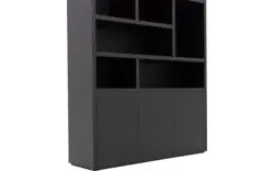 Goossens buffetkast barcelona zwart eiken - 8252133-goossens-barcelona-buffetkast-eiken-01
