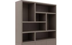 Goossens buffetkast barcelona bruin eiken - 8252134-goossens-barcelona-buffetkast-eiken-01