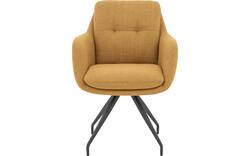 Goossens eetkamerstoel mirthe geel stof - 8252168-goossens-mirthe-eetkamerstoel-stof-geel-05