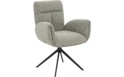 Goossens eetkamerstoel evy groen stof - 8252174-goossens-evy-eetkamerstoel-stof-groen-01