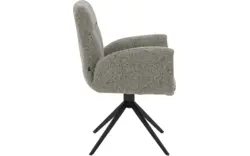 Goossens eetkamerstoel evy groen stof - 8252174-goossens-evy-eetkamerstoel-stof-groen-01