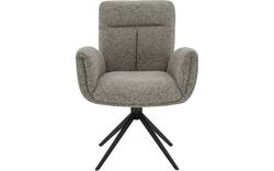 Goossens eetkamerstoel evy groen stof - 8252174-goossens-evy-eetkamerstoel-stof-groen-01