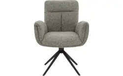 Goossens eetkamerstoel evy groen stof - 8252174-goossens-evy-eetkamerstoel-stof-groen-01