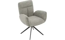 Goossens eetkamerstoel evy groen stof - 8252174-goossens-evy-eetkamerstoel-stof-groen-01
