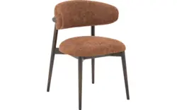 Goossens eetkamerstoel diede bruin stof - 8252180-goossens-diede-eetkamerstoel-stof-bruin-01
