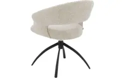 Goossens eetkamerstoel sara beige stof - 8252182-goossens-sara-eetkamerstoel-stof-beige-01