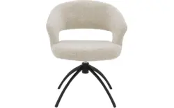 Goossens eetkamerstoel sara beige stof - 8252182-goossens-sara-eetkamerstoel-stof-beige-01