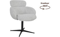 Goossens eetkamerstoel suus beige stof - 8252185-goossens-suus-eetkamerstoel-stof-beige-01