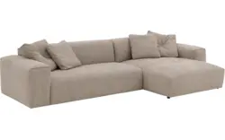 Goossens loungebank lago bruin stof - 8252191-gespiegeld-02