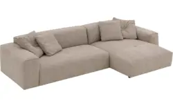 Goossens loungebank lago bruin stof - 8252191-gespiegeld-02