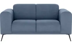 Stof fijn geweven blauw