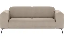 Stof fijn geweven beige