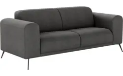 Goossens zitbank shallow zwart stof - 8252252-goossens-shallow-bank-stof-zwart-01
