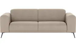 Stof fijn geweven beige