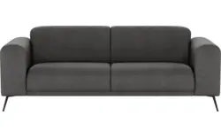Goossens zitbank shallow zwart stof - 8252275-goossens-shallow-bank-stof-zwart-01